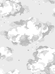 Cath Kidston Neutral Silver Linings Wallpaper - Image 4 of 6