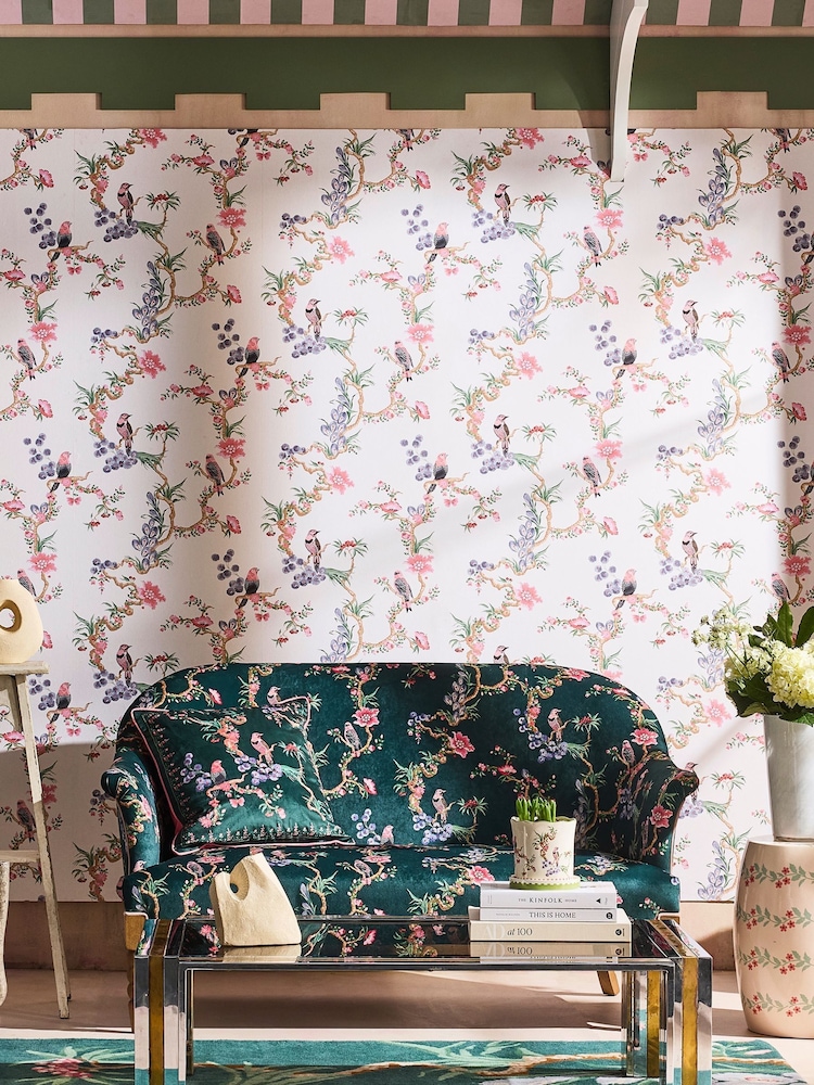 Cath Kidston Spring Birds & Berries Wallpaper - Image 2 of 5