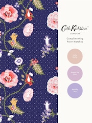 Cath Kidston Navy Catnip 10M Wallpaper - Image 4 of 4