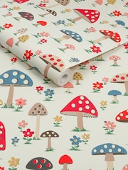 Cath Kidston Multi Mushrooms Wallpaper - Image 5 of 6