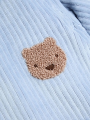 JoJo Maman Bébé Ribbed Velour 3.5 Tog Toddler Sleeping Bag - Imagem 3 de 5