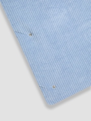 JoJo Maman Bébé Blue Bear Ribbed Velour 3.5 Tog Toddler Sleeping Bag - Image 4 of 5