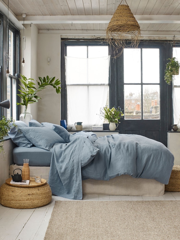Piglet in Bed Dusk Blue Duvet Cover - Image 1 of 3