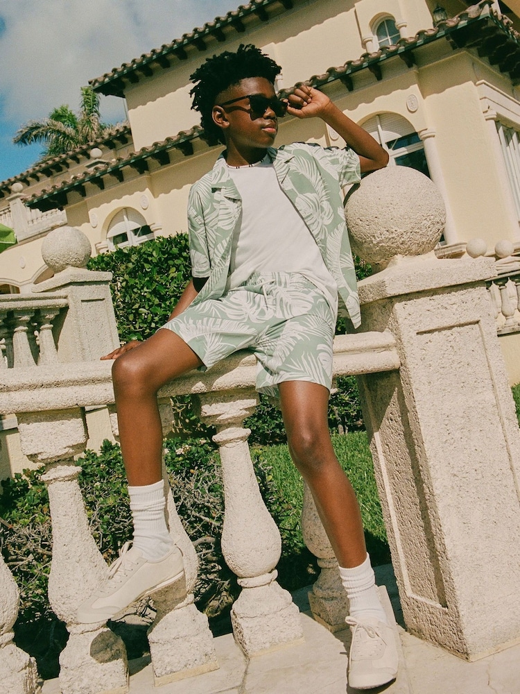 Abercrombie & Fitch Green Swim Trunks - Image 1 of 5