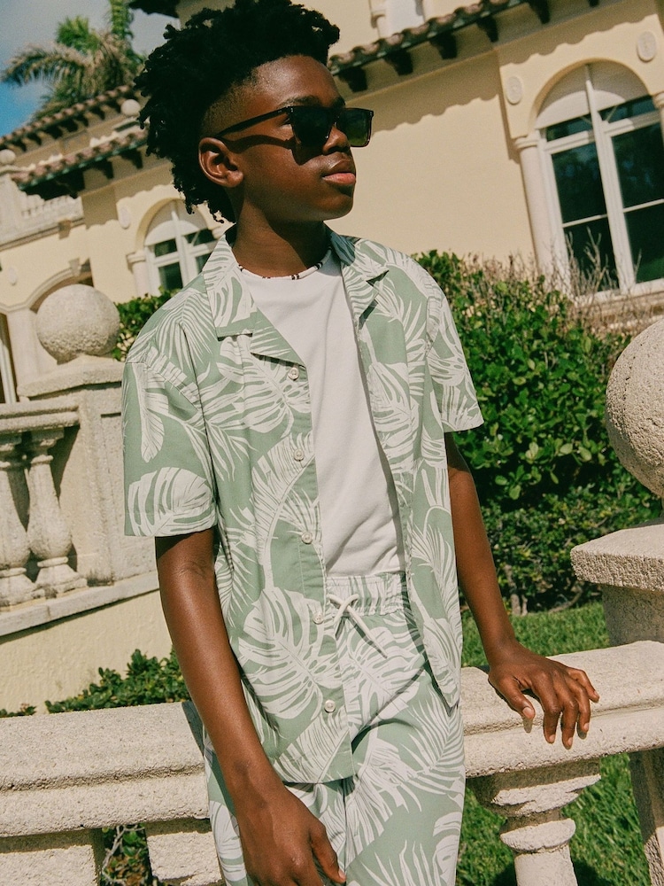 Abercrombie & Fitch Green Swim Trunks - Image 2 of 5