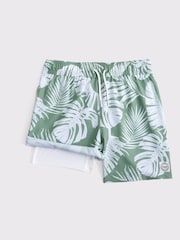 Abercrombie & Fitch Green Swim Trunks - Image 4 of 5