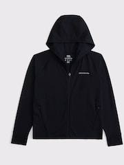 Abercrombie & Fitch Logo Zip-Up Black Hoodie - Image 1 of 1