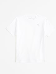 Abercrombie & Fitch Essential Icon White Crew T-Shirt - Image 1 of 1