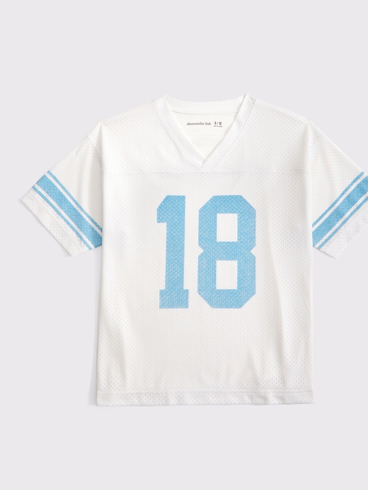 أبيض - Abercrombie & Fitch New York Football Jersey T-Shirts - صورة 1 من 2