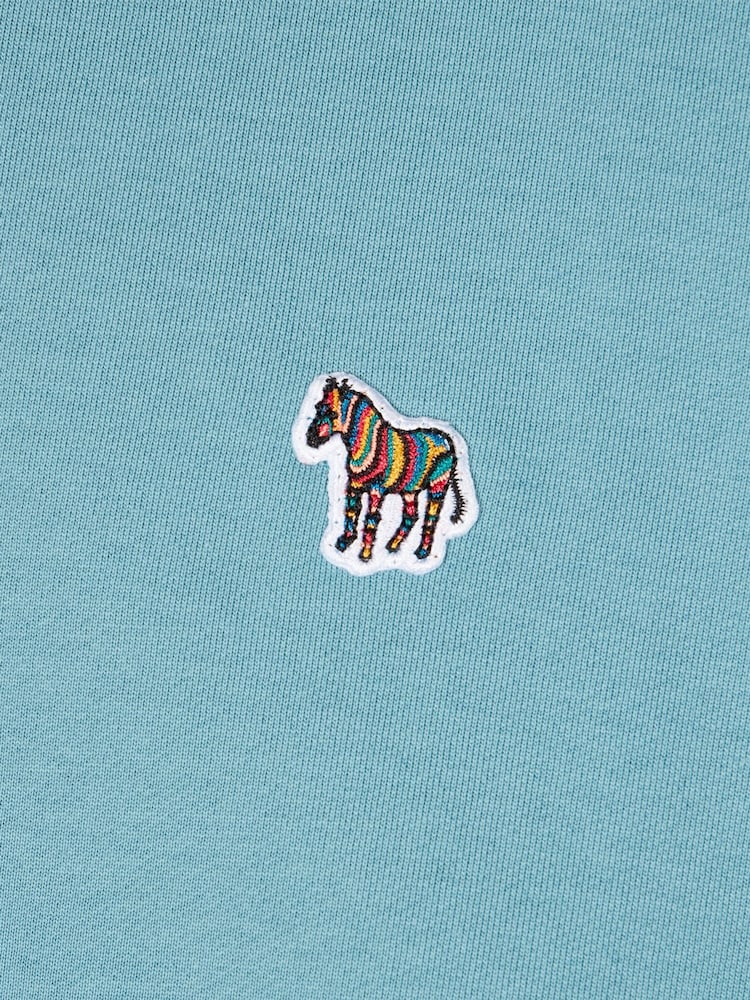 Paul Smith Blue Zebra Logo 100% Cotton Jumper - Image 3 of 3