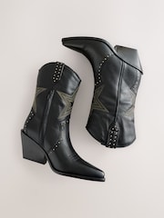 Black Star Western Boots - Image 3 of 6