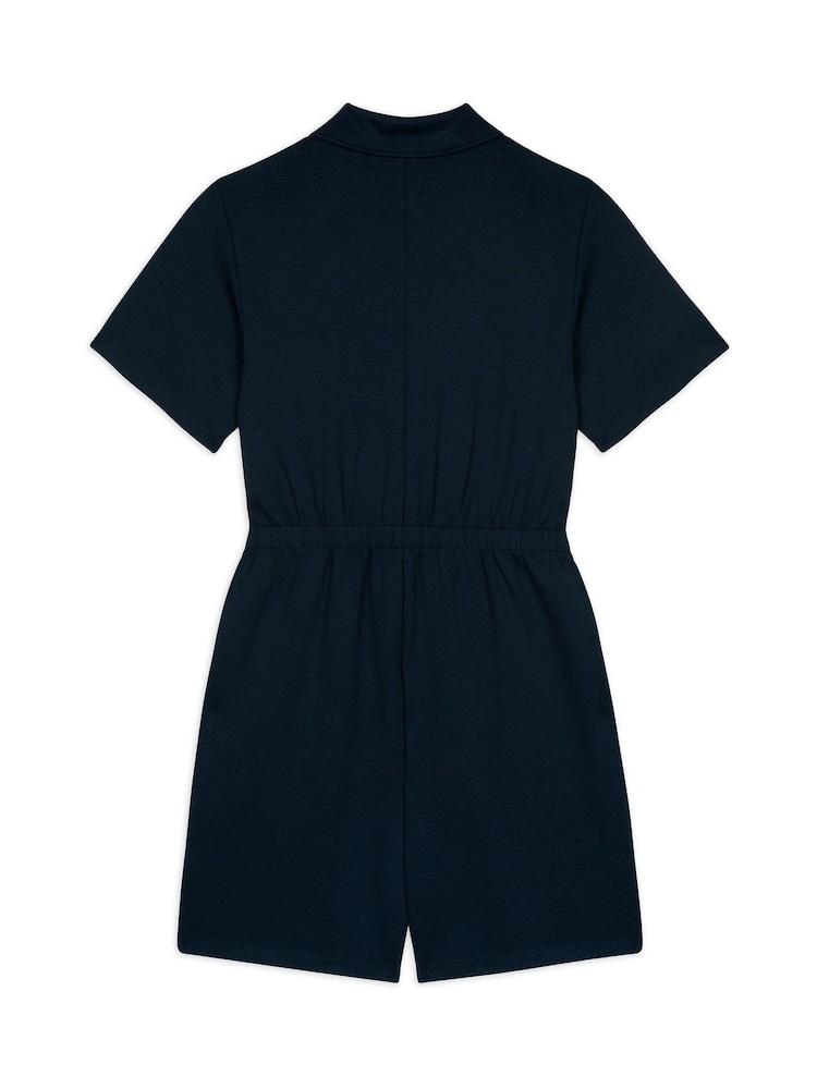 Chelsea Peers Blue LuxeComfort Scuba Short Playsuit - Image 2 of 4
