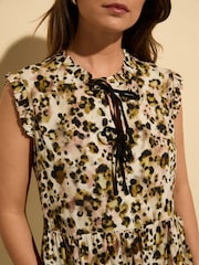 Baukjen Nicole Printed Tencel Brown Top - Image 2 of 3