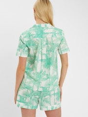 Accessorize Palm Print 100% Cotton Short Pyjamas Set - صورة 3 من 4