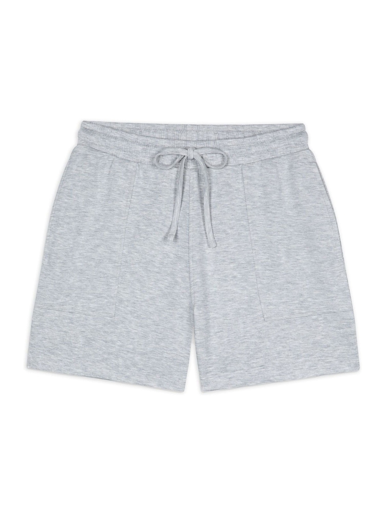 Gris - Chelsea Peers Luxe Comfort Scuba Shorts - Imagen 1 de 3