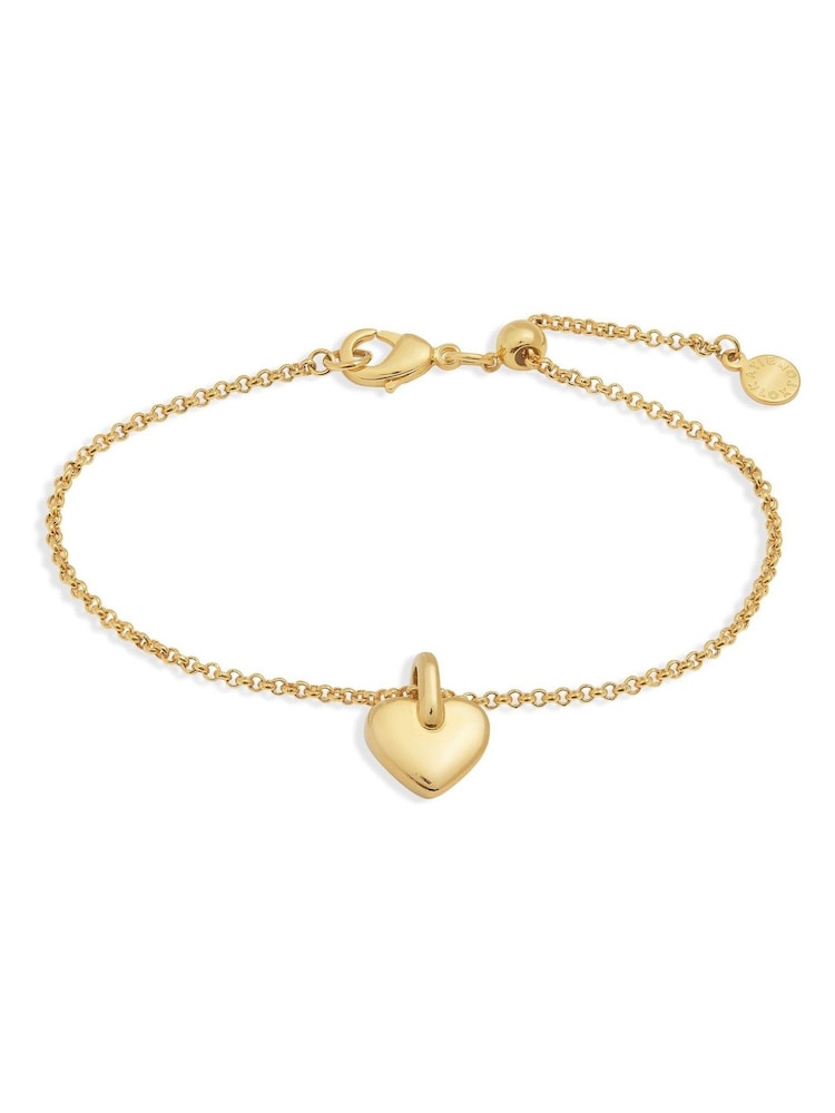 Katie Loxton Gold Tone Alora Heart Waterproof Bracelet - Image 1 of 4