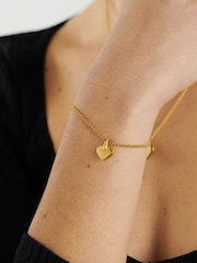 Katie Loxton Gold Tone Alora Heart Waterproof Bracelet - Image 4 of 4