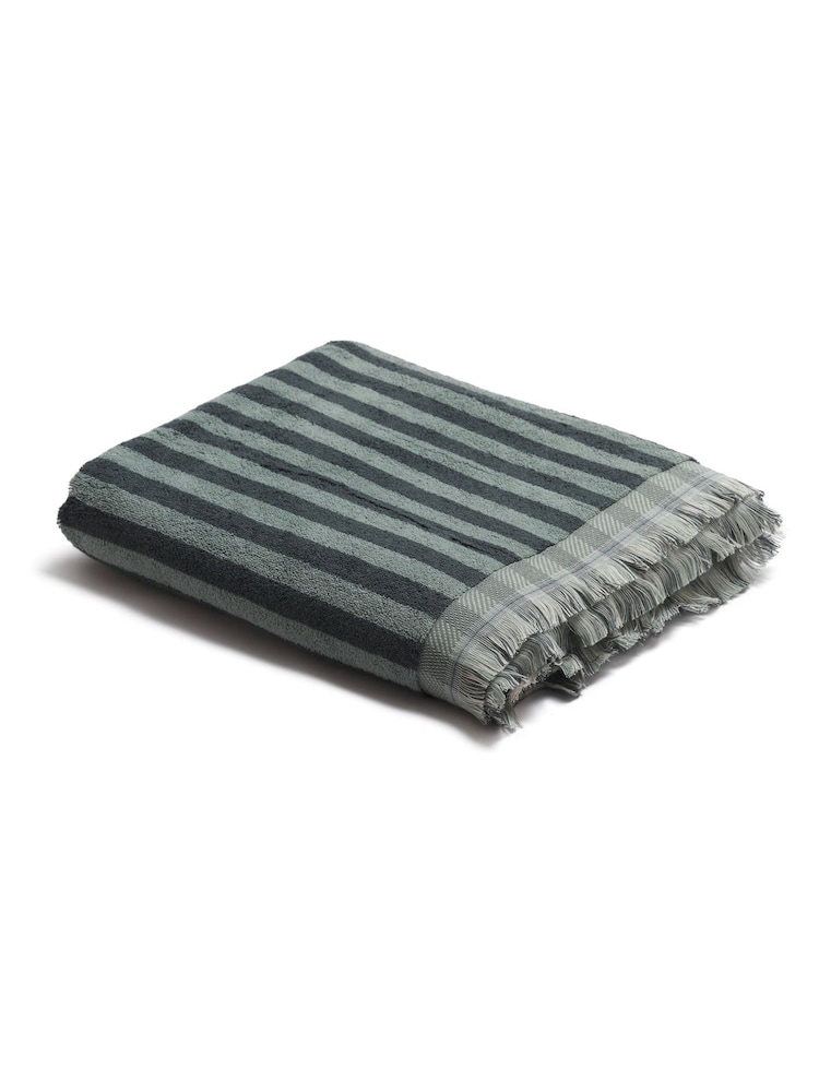 Piglet in Bed Pembroke Stripe Towel - Imagen 1 de 2 Piglet in Bed Pembroke Stripe Towel - Imagen 1 de 2