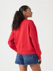 Hush Red Avant Gardener Graphic 100% Cotton Sweatshirt - Image 3 of 5