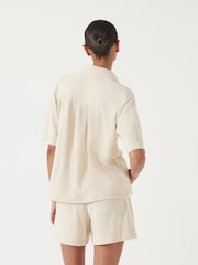 Hush Towelling Short Sleeve Top - Imagen 4 de 7