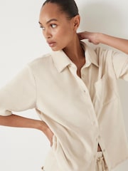 Hush Towelling Short Sleeve Top - Imagen 5 de 7