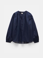 Azul - Hush Bea Textured Stripe Blouse - Imagen 6 de 6