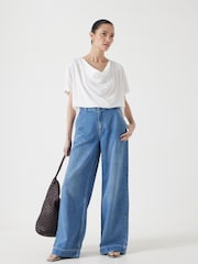 Weiß - Hush Cowl Neck Blouses - Bild 2 von 5