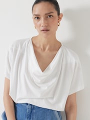 Weiß - Hush Cowl Neck Blouses - Bild 4 von 5