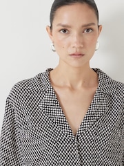 Hush Black Revere Collar Short Sleeve Shirt - Image 4 of 5