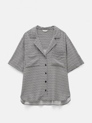 Hush Black Revere Collar Short Sleeve Shirt - Image 5 of 5