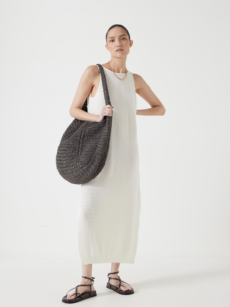 Hush White Clara Knitted Dress - Image 1 of 5