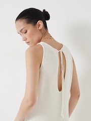 Hush White Clara Knitted Dress - Image 2 of 5