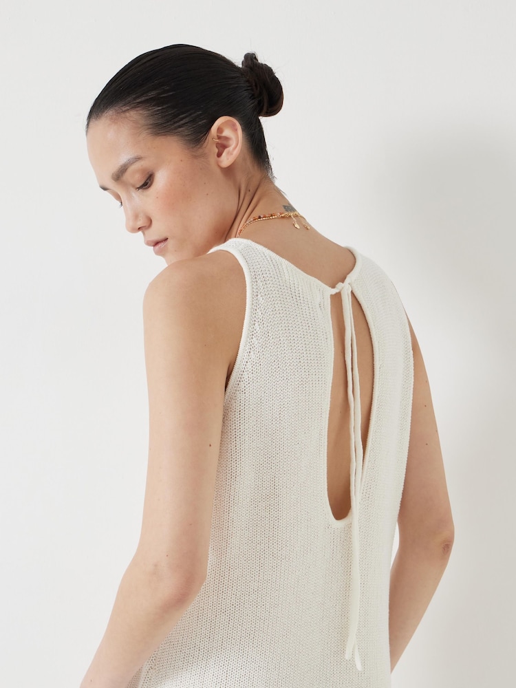 Hush White Clara Knitted Dress - Image 2 of 5