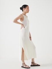 Hush White Clara Knitted Dress - Image 4 of 5