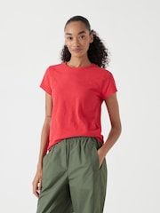 Hush Red Slim Fit Crew T-Shirt - Image 1 of 5