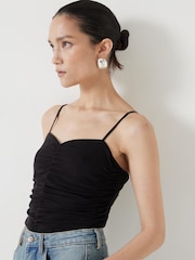 Blusa Hush franzida na frente - Imagem 5 de 5