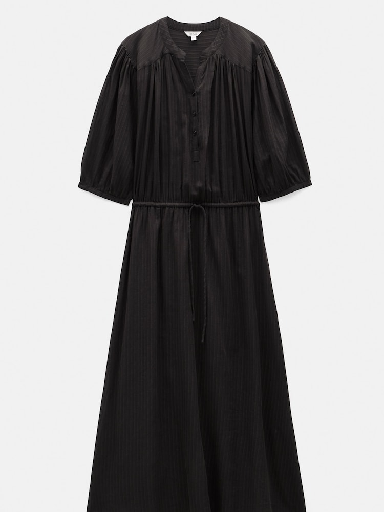 Preto - Vestido Midi Hush Lhea - Imagem 5 de 5