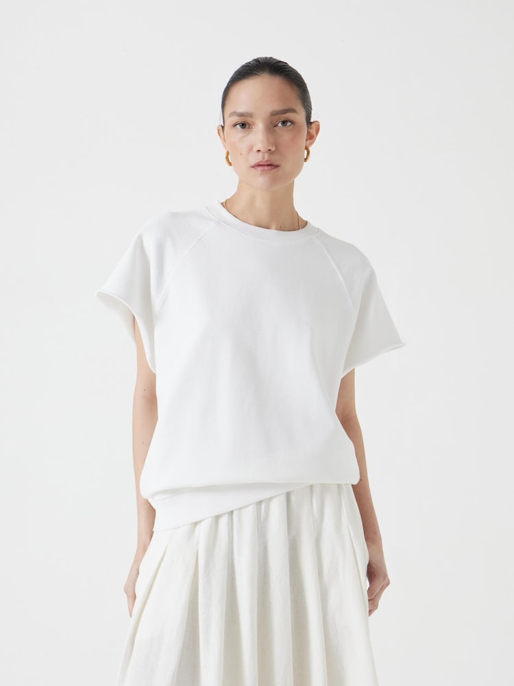 Hush White Leonie Short Sleeve T-Shirt - Image 1 of 7