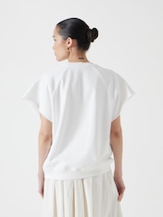 Hush White Leonie Short Sleeve T-Shirt - Image 2 of 7