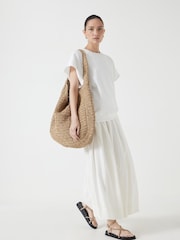 Hush White Leonie Short Sleeve T-Shirt - Image 3 of 7