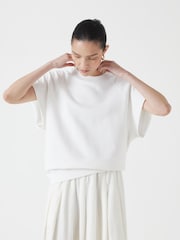 Hush White Leonie Short Sleeve T-Shirt - Image 6 of 7