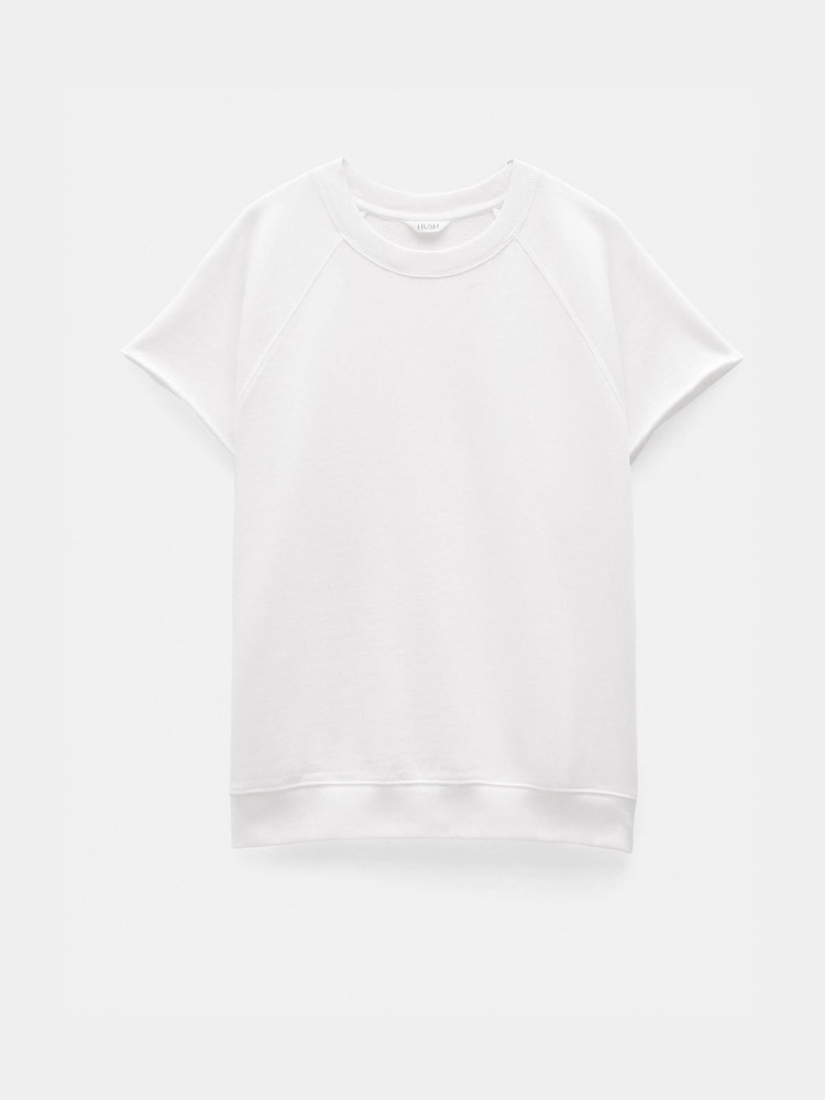 Hush White Leonie Short Sleeve T-Shirt - Image 7 of 7