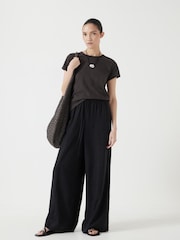 Negro - Hush Blend Petunia Wide Leg Skirt - Imagen 1 de 6