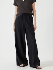 Negro - Hush Blend Petunia Wide Leg Skirt - Imagen 2 de 6