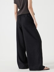 Negro - Hush Blend Petunia Wide Leg Skirt - Imagen 3 de 6