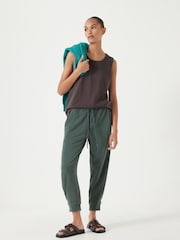 Hush Brown Carla Relaxed 100% Cotton Tank - Image 2 of 5