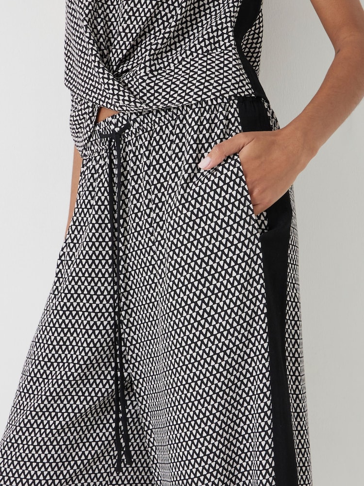 Hush Grey Petunia Wide Leg Grey Trousers - Image 2 of 5