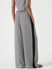 Hush Grey Petunia Wide Leg Grey Trousers - Image 3 of 5