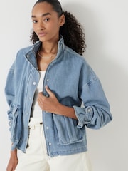 Hush Blue Supersoft Denim Melinda 100% Cotton Jacket - Image 2 of 6