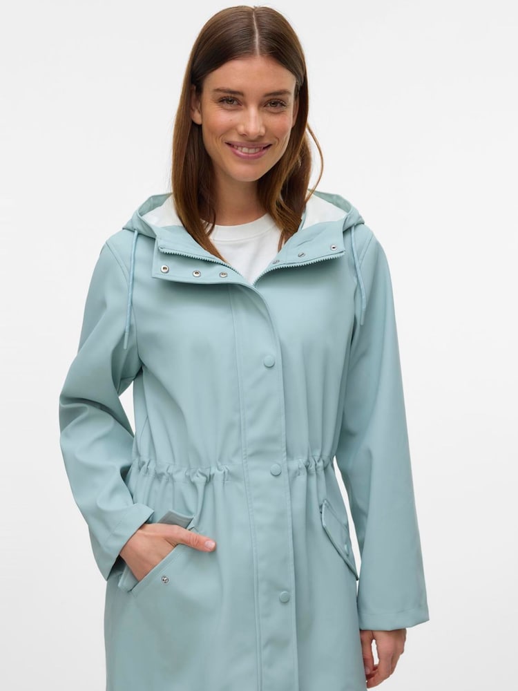 VERO MODA Blue Water Resistant Jacket - Image 1 of 4